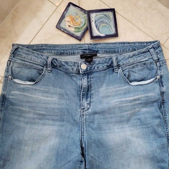 Lane Bryant Denim - Lane Bryant Stone Washed Jeans